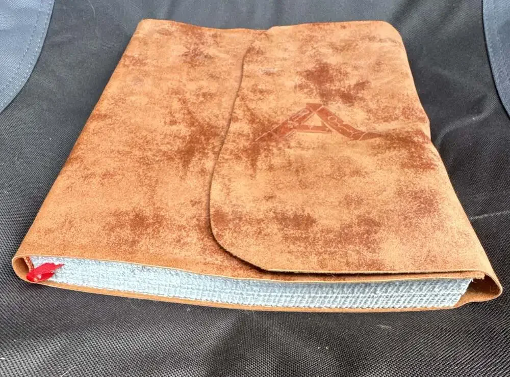 ARK: Survival Evolved Branded Distressed Leather Portfolio Notebook Cover